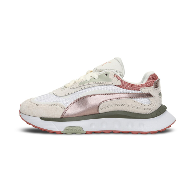 

Women's PUMA Wild Rider Unfold Metallic Sneakers