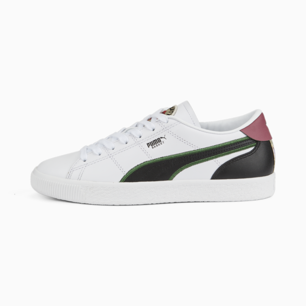PUMA x LIBERTY Basket VTG Sneakers Women, Puma White-Puma Black, large-ZAF