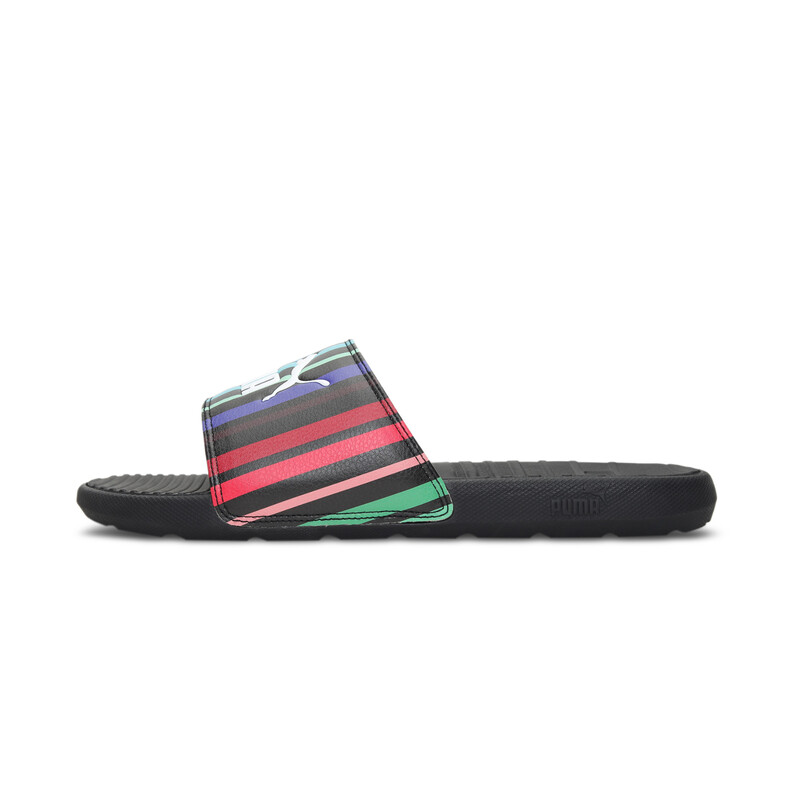 

Men's PUMA Cool Cat Multi Unisex Slides, White/black