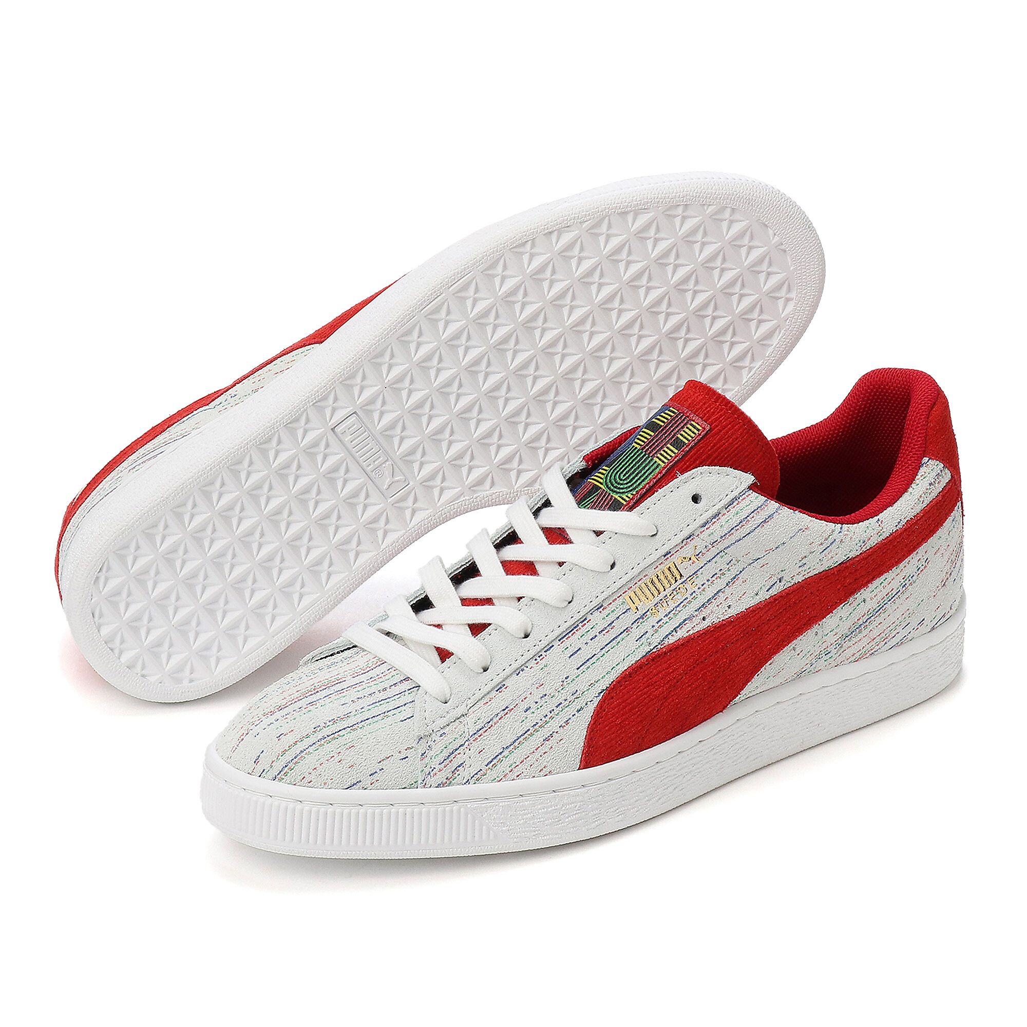 【プーマ公式通販】 プーマ スウェード クラシック MIJ スペクトラ キズナ スニーカー ユニセックス ユニセックス Puma White-Hibiscus ｜PUMA.com