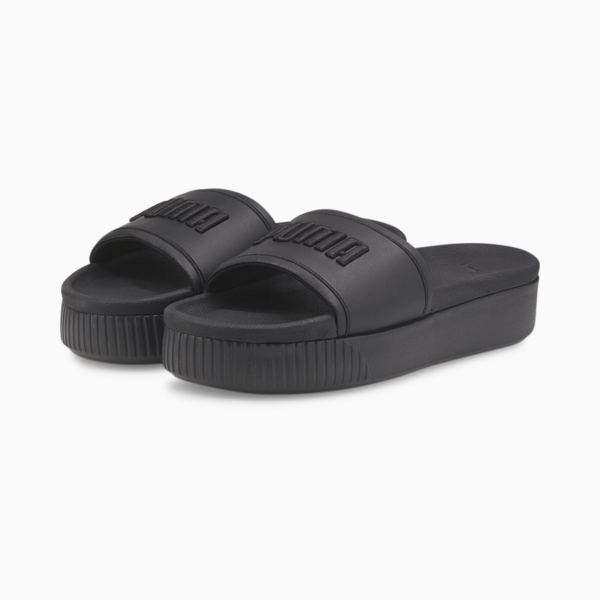 Women's Platform Sandals, Puma Black, large-MEX