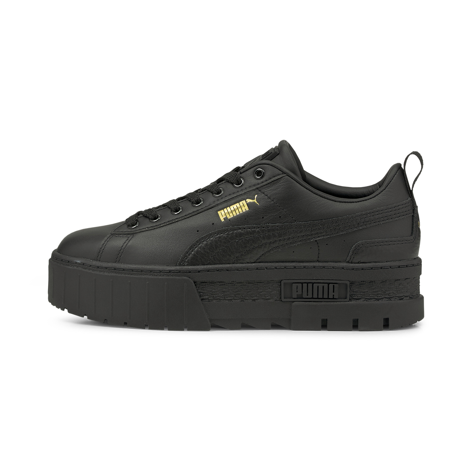 PUMA Mayze Classic Women's Sneakers in Black, Size 8.5