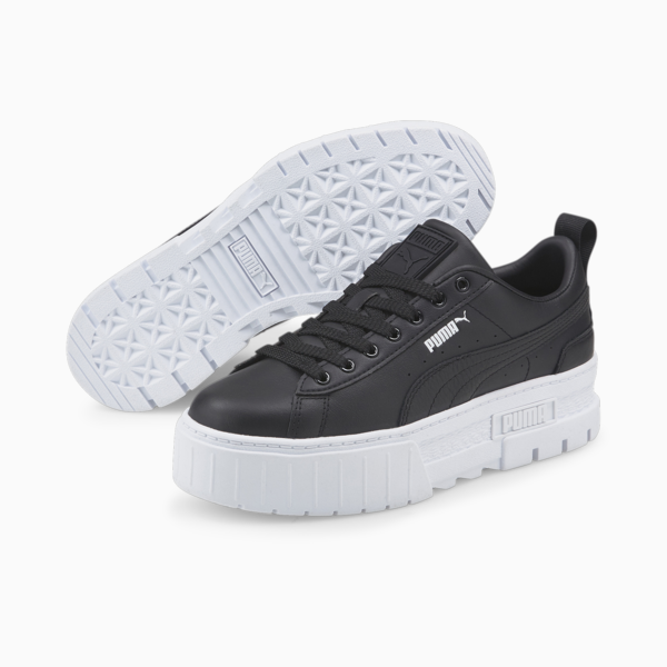Tenis Mayze Classic para mujer, Puma Black-Puma White, large-MEX