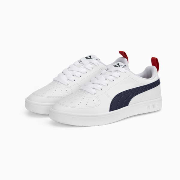 Rickie Youth Trainers, Puma White-Peacoat, large-MEX