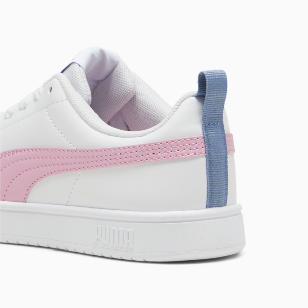 Tenis juveniles Rickie, PUMA White-Pink Lilac-Zen Blue, large-MEX