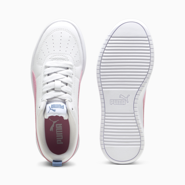 Tenis juveniles Rickie, PUMA White-Pink Lilac-Zen Blue, large-MEX