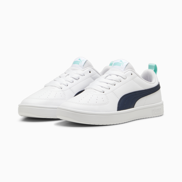 Rickie Youth Trainers, PUMA White-Mint-Club Navy, large-MEX
