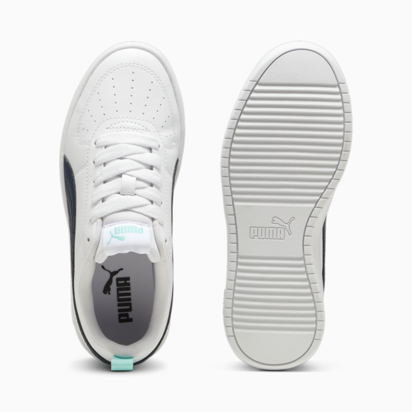 Rickie Youth Trainers, PUMA White-Mint-Club Navy, large-MEX