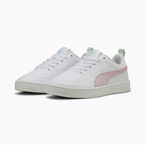 Rickie Youth Trainers, PUMA White-Rose Mauve-Peaceful Blue, large-ZAF