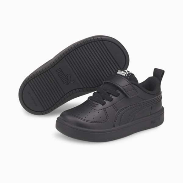 Tenis Rickie para bebés, Puma Black-Puma Black-Glacier Gray, large-MEX
