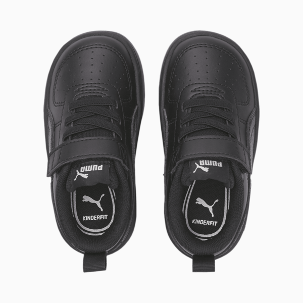Tenis Rickie para bebés, Puma Black-Puma Black-Glacier Gray, large-MEX