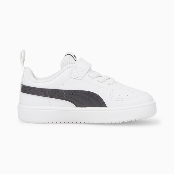 Rickie Alternative Closure Babies' Trainers, Puma White-Puma Black, large-MEX
