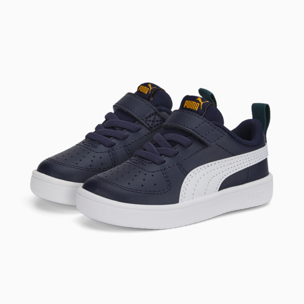 Rickie Alternative Closure Babies' Trainers, Peacoat-Puma White, large-MEX