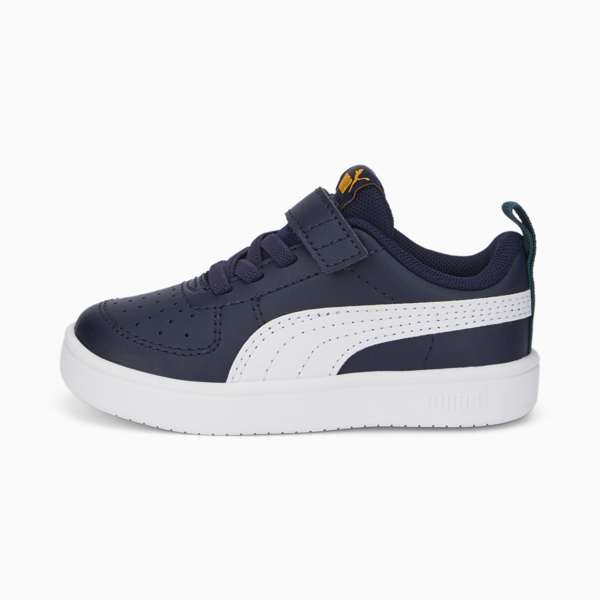 Rickie Alternative Closure Babies' Trainers, Peacoat-Puma White, large-MEX