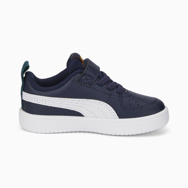 Rickie Alternative Closure Babies' Trainers, Peacoat-Puma White, large-MEX