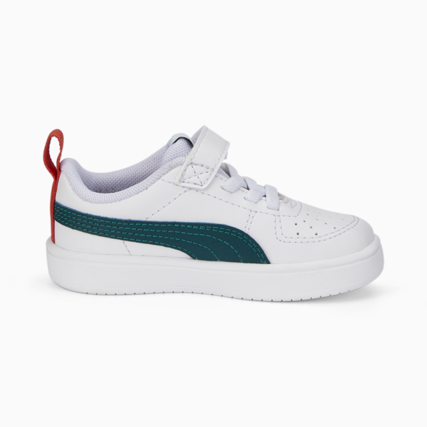 Rickie Alternative Closure Babies' Trainers, Puma White-Peacoat, large-ZAF