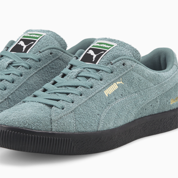 PUMA x BUTTER GOODS Suede VTG Trainers, Mineral Blue-Puma Black, large-ZAF