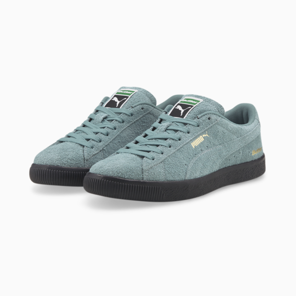 PUMA x BUTTER GOODS Suede VTG Trainers, Mineral Blue-Puma Black, large-ZAF