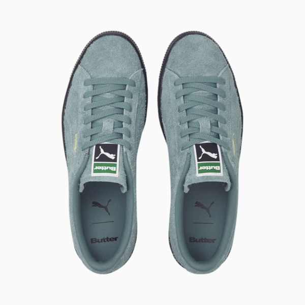 PUMA x BUTTER GOODS Suede VTG Trainers, Mineral Blue-Puma Black, large-ZAF