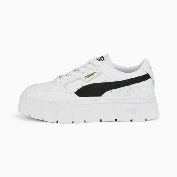 Tenis Mayze Stack para mujer, Puma White-Puma Black, large-MEX