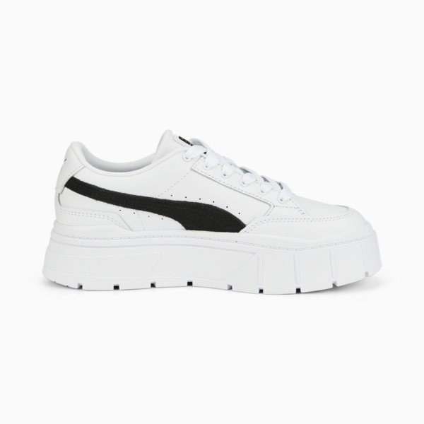 Tenis Mayze Stack para mujer, Puma White-Puma Black, large-MEX