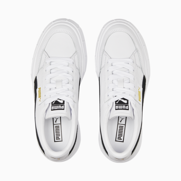 Tenis Mayze Stack para mujer, Puma White-Puma Black, large-MEX