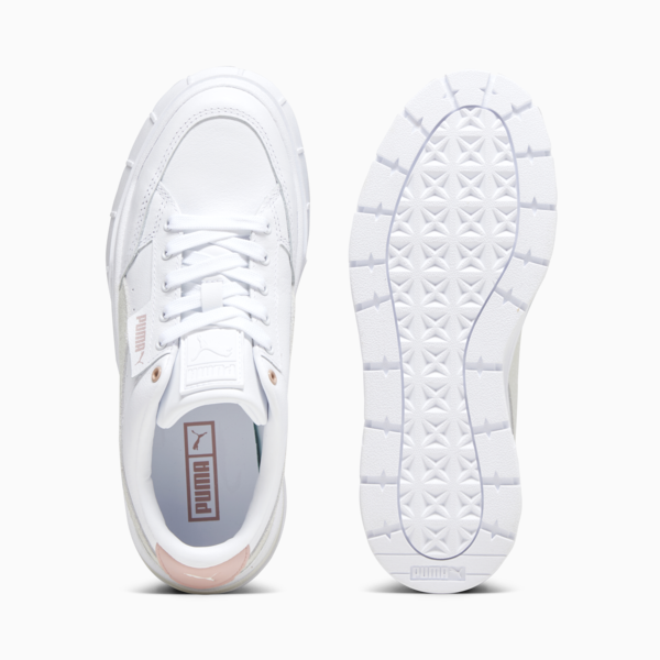 Mayze Stack Sneakers Women, PUMA White-Future Pink, large-ZAF