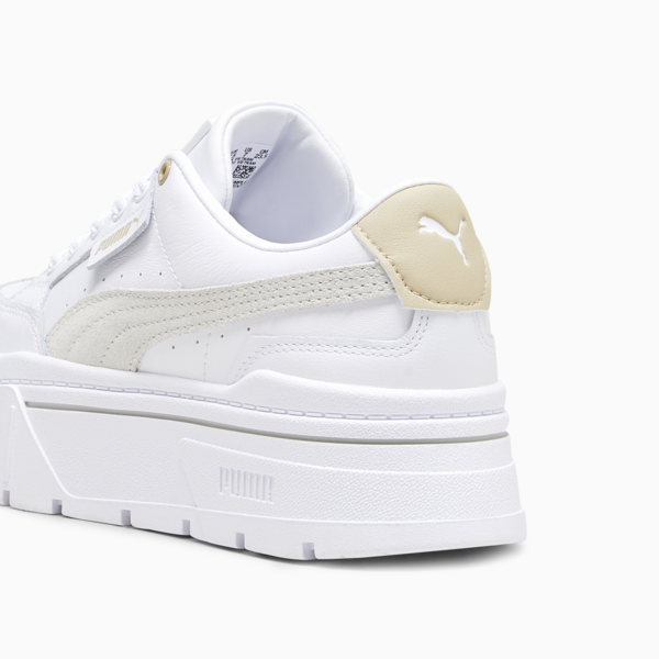 Mayze Stack Sneakers Women, PUMA White-Sedate Gray, large-ZAF