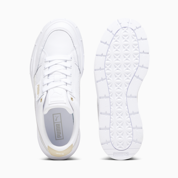 Mayze Stack Sneakers Women, PUMA White-Sedate Gray, large-ZAF
