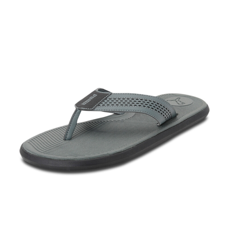 Men's PUMA X One8 Stark V3 Flip-Flops Sandals, Black/gray/green
