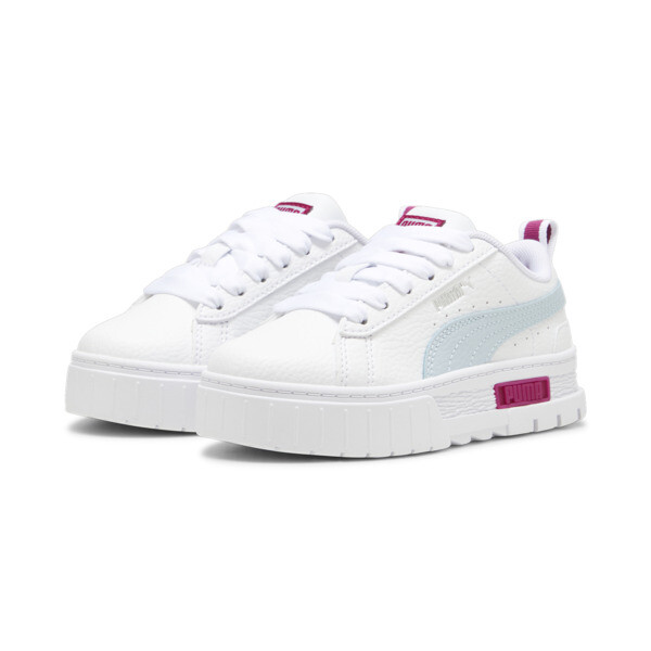 Mayze Kids' Trainers, PUMA White-Frosted Dew, large-ZAF