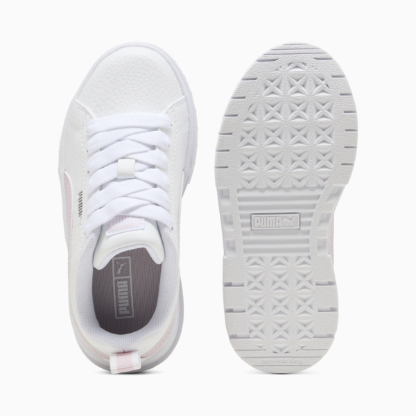 Tenis de cuero infantiles Mayze, PUMA White-Rose Mauve, large-MEX