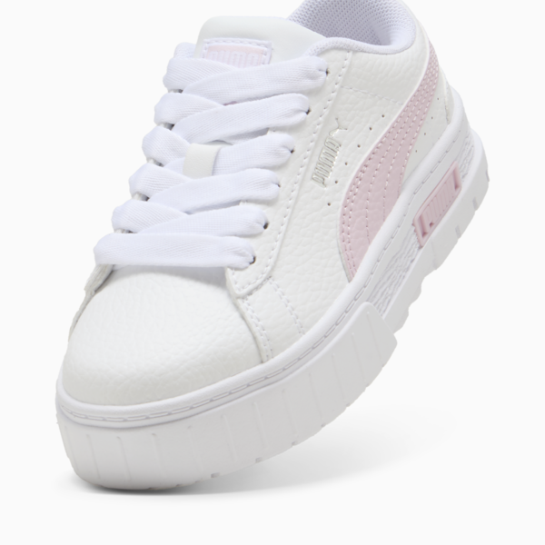 Tenis de cuero infantiles Mayze, PUMA White-Rose Mauve, large-MEX