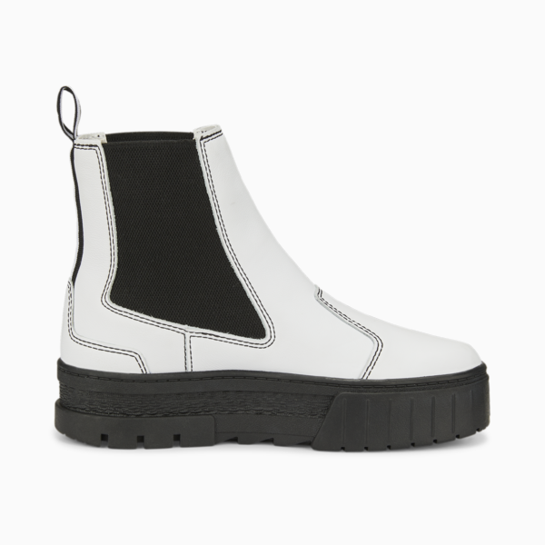 Mayze Pop Chelsea Boot Women, Puma White-Puma Black, large-ZAF