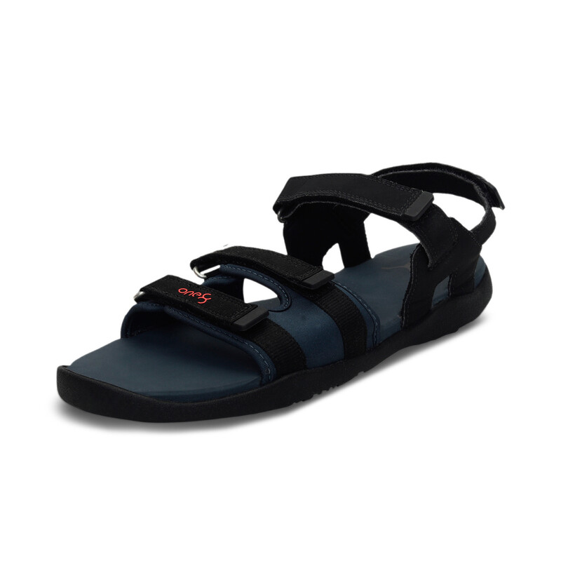 

Men's PUMA One8 Virat Kohli Stride Sandals, Black/red