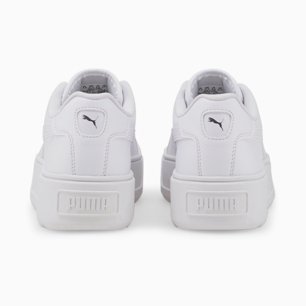 Karmen L Trainers Women, Puma White-Puma White-Puma Silver, large-ZAF