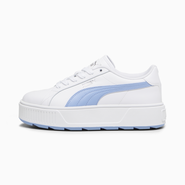 Karmen L Trainers Women, PUMA White-Blissful Blue, large-ZAF