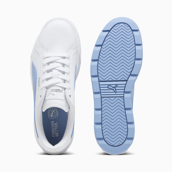 Karmen L Trainers Women, PUMA White-Blissful Blue, large-ZAF