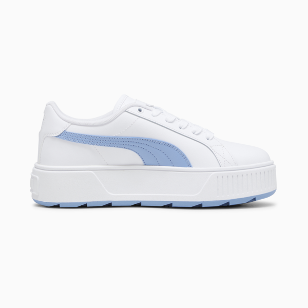 Karmen L Trainers Women, PUMA White-Blissful Blue, large-ZAF