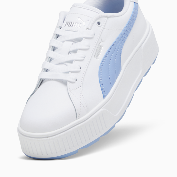 Karmen L Trainers Women, PUMA White-Blissful Blue, large-ZAF