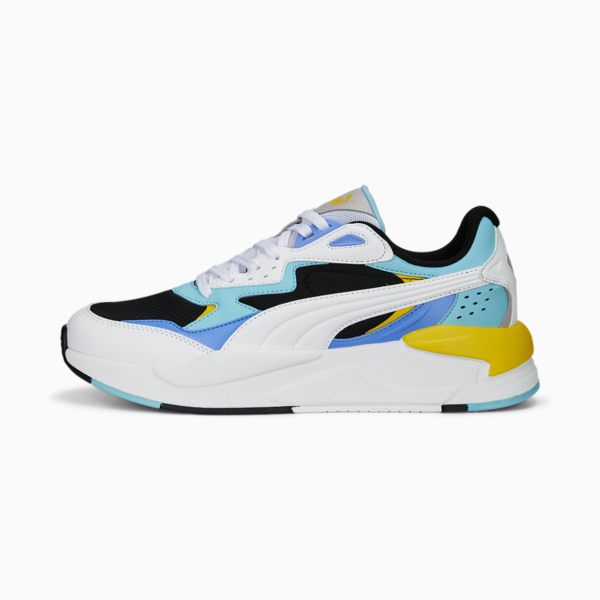 X-Ray Speed Trainers, PUMA Black-Hero Blue-PUMA White-Pelé Yellow, large-ZAF