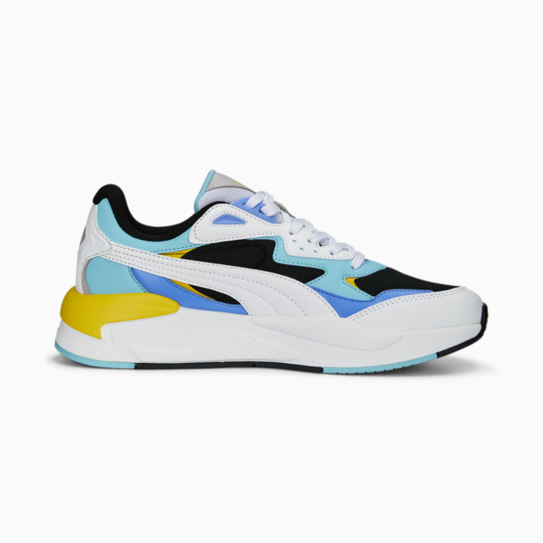 X-Ray Speed Trainers, PUMA Black-Hero Blue-PUMA White-Pelé Yellow, large-ZAF