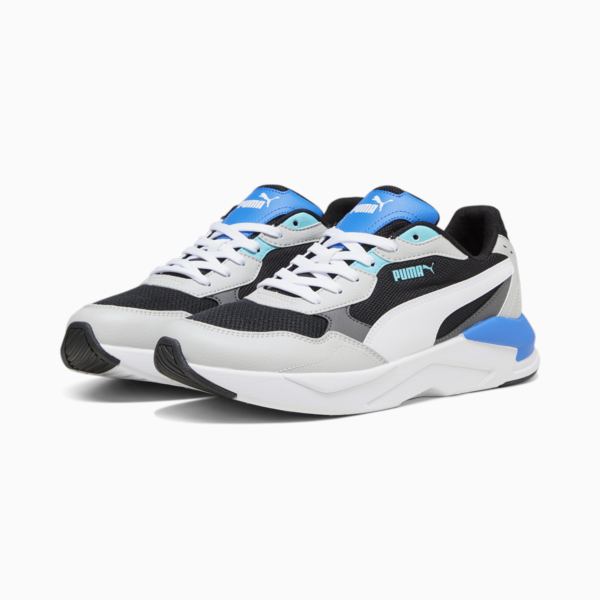 X-Ray Speed Lite Trainers, PUMA Black-PUMA White-Glacial Gray-Team Aqua, large-ZAF