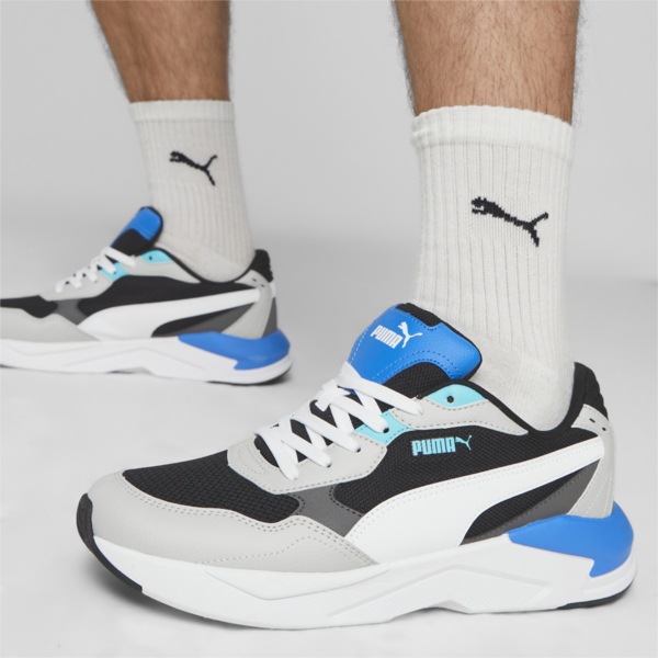 X-Ray Speed Lite Trainers, PUMA Black-PUMA White-Glacial Gray-Team Aqua, large-ZAF