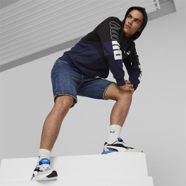 X-Ray Speed Lite Trainers, PUMA Black-PUMA White-Glacial Gray-Team Aqua, large-ZAF