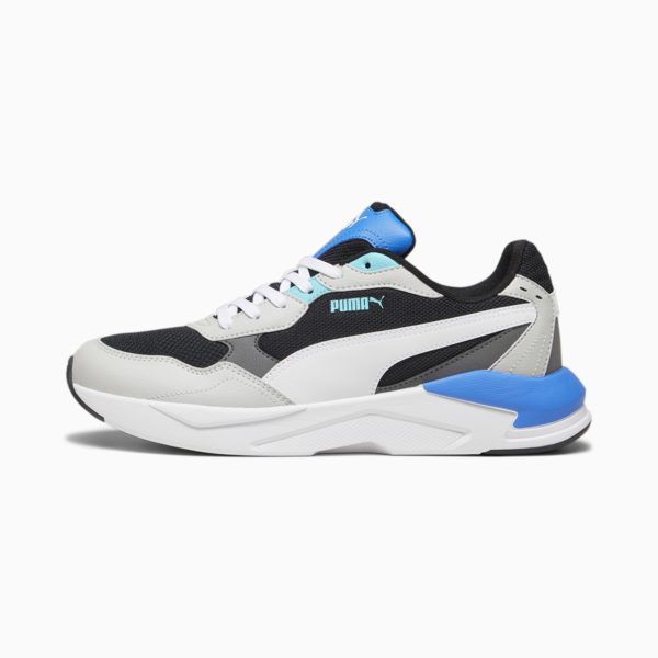 X-Ray Speed Lite Trainers, PUMA Black-PUMA White-Glacial Gray-Team Aqua, large-ZAF