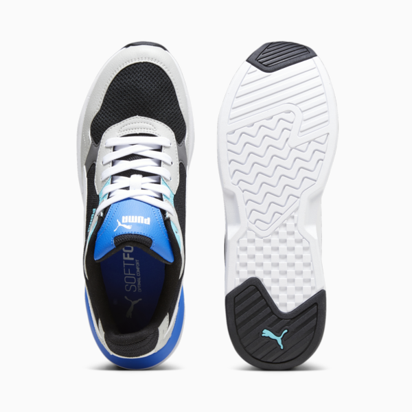 X-Ray Speed Lite Trainers, PUMA Black-PUMA White-Glacial Gray-Team Aqua, large-ZAF