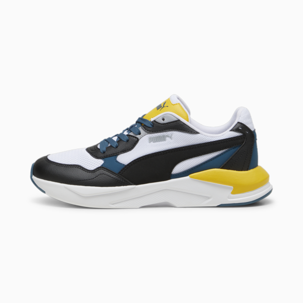 X-Ray Speed Lite Trainers, PUMA White-PUMA Black-Ocean Tropic-Yellow Sizzle, large-ZAF