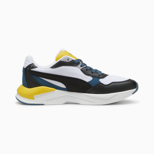 X-Ray Speed Lite Trainers, PUMA White-PUMA Black-Ocean Tropic-Yellow Sizzle, large-ZAF