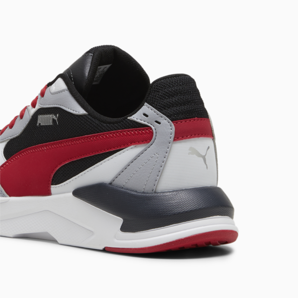 X-Ray Speed Lite Trainers, PUMA Black-Club Red-Gray Fog-Silver Mist, large-ZAF